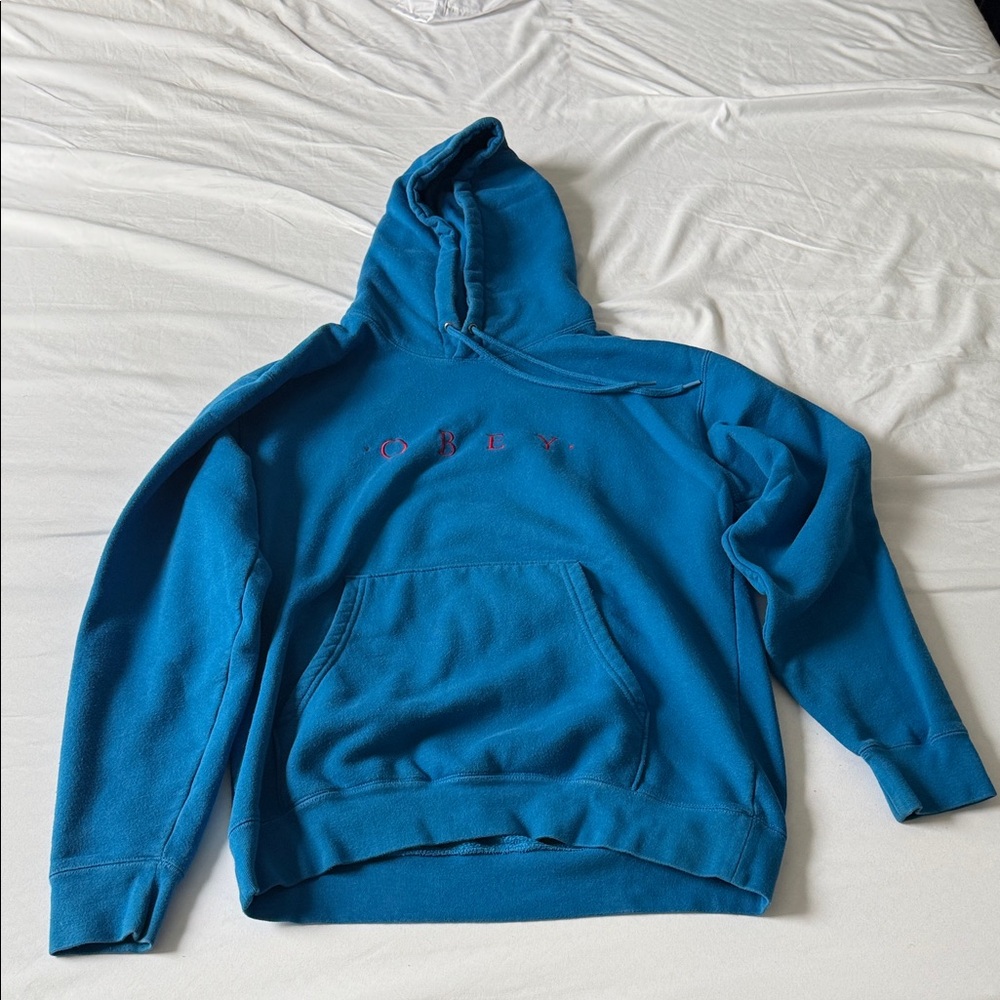 Obey Blue Hoodie